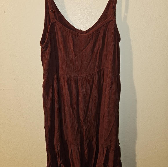 Mossimo Supply Co. Womans Dark Red Summer Dress Size M - Picture 4 of 11